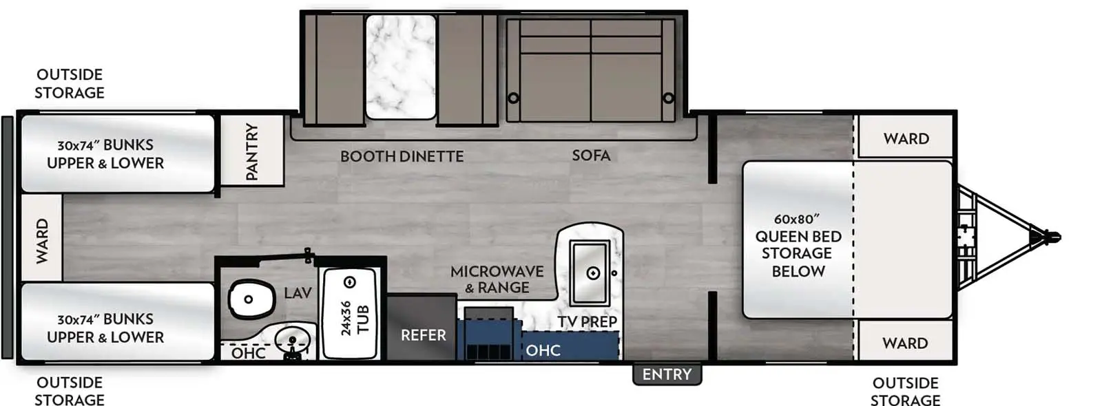 29BHX Floorplan Image
